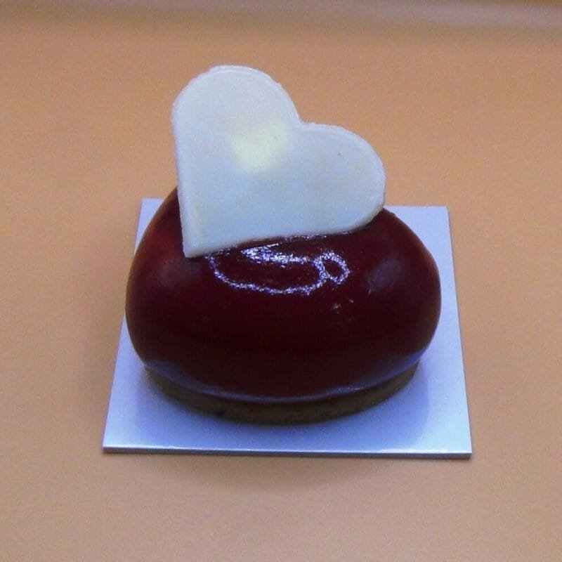 Gâteau individuel Le cœur