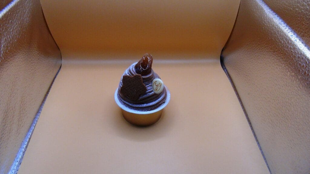 Gâteau individuel Mont Blanc