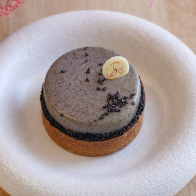 Gâteau individuel Tarte sésame noir