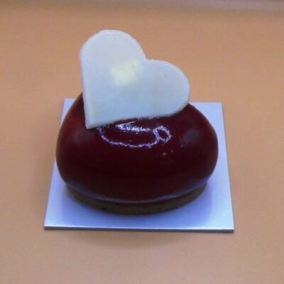 Gâteau individuel Le cœur