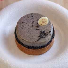 Gâteau individuel Tarte sésame noir