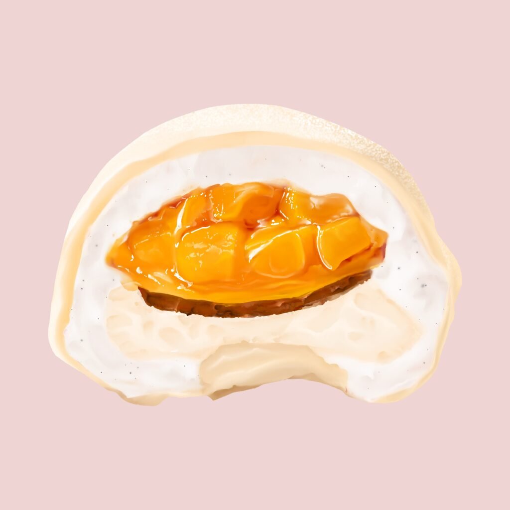 Saki Mochi Cheese cake mangue