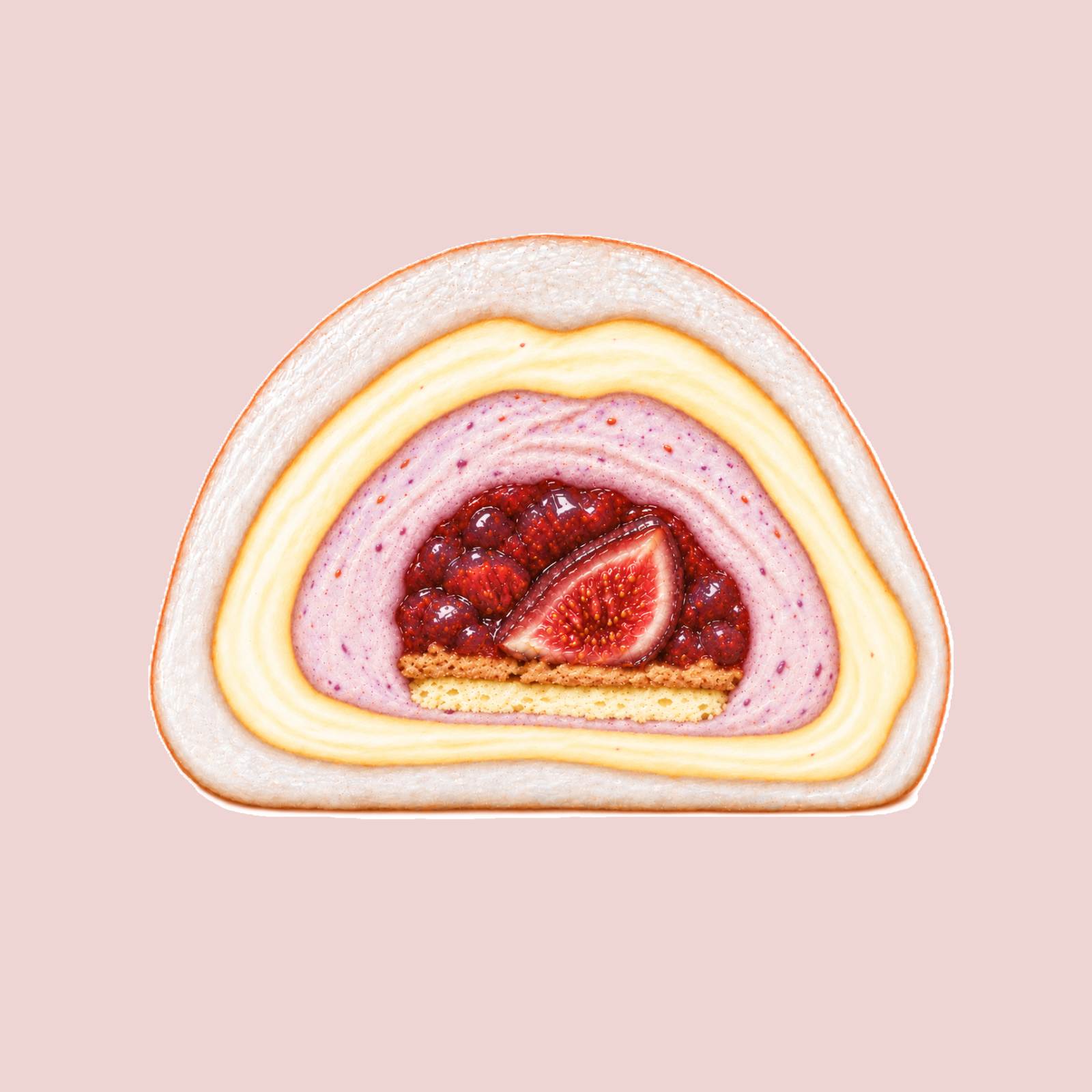 Visuel du gâteau Saki Mochi Figue